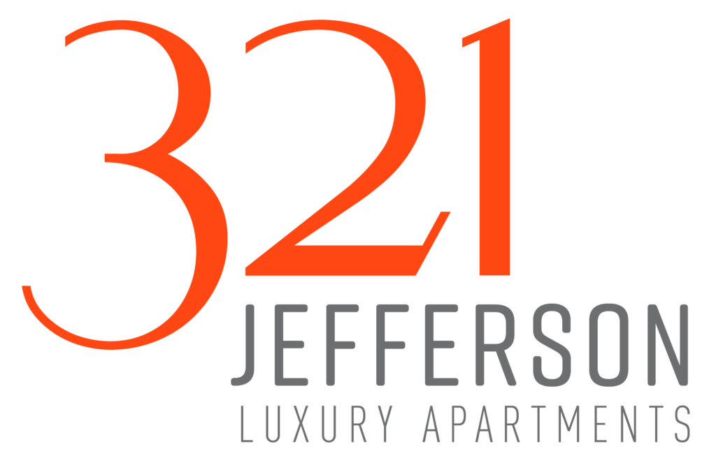 Large Orange 321 Jefferson logo